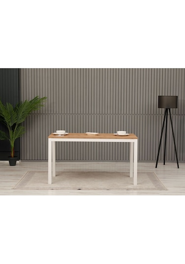 Yemek Masası 140x70x75 Beyaz Richmond Beyaz