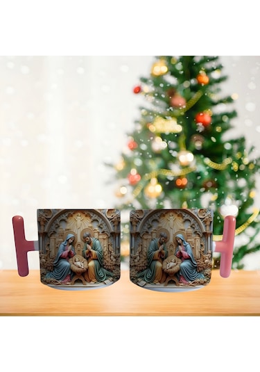 İsa Jesus Kupa Bardak Tek Adet 0225 Çok Renkli
