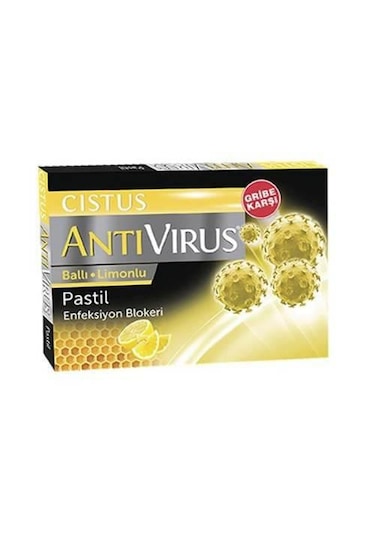 2 X Cistus 10 Pastil Ballı Limonlu
