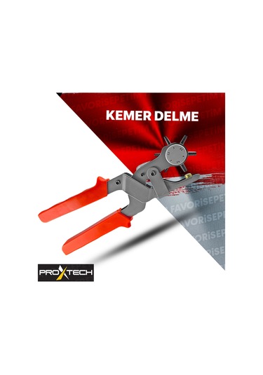 Pro 6 Farklı Boyutta Kemer Delme Pensesi Kemer