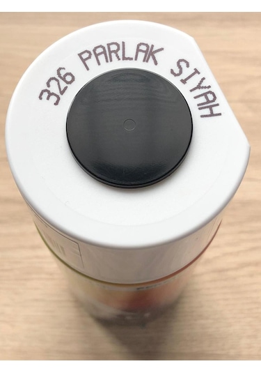 Akçalı 326 Parlak Siyah Sprey Boya 400 ML