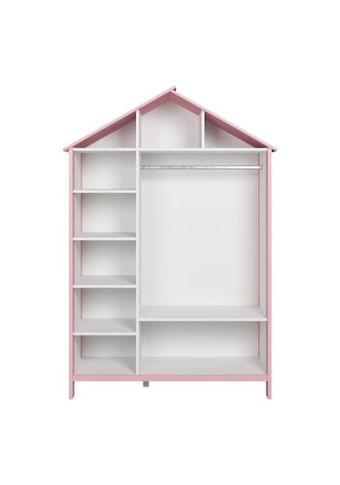 Meltem Kids Cozy Pembe Çocuk Odası Üç Kapılı Dolap