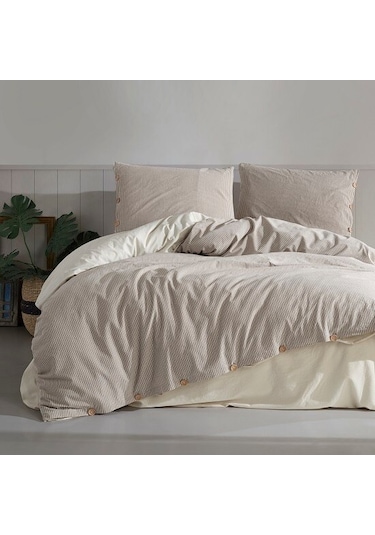 Macas Home Tezza %100 Pamuklu Ipliği Boyalı Yıkamalı Tek Kişilik