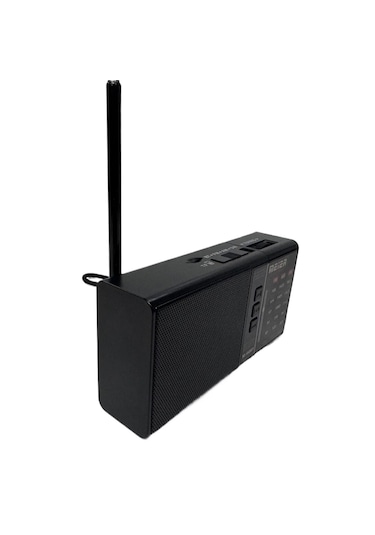 Meir M-568BT Bluetooth Hoparlör Şarjlı Fm Mini Cep Radyosu