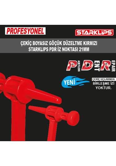 Çekiç Boyasiz Göçük Düzeltme Kirmizi Starklips Pdr Iz Noktasi 21M 110877705