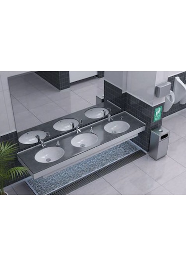 Turkuaz Seramik Cerastyle Tezgah Altı Lavabo 35 x 30 CM