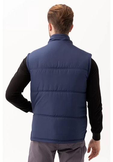 Kışlık Su Geçirmez Çok Cepli Yelek Isı Yalıtımlı Melesa İş Outdoor Suya Sıcak Tutucu Lacivert