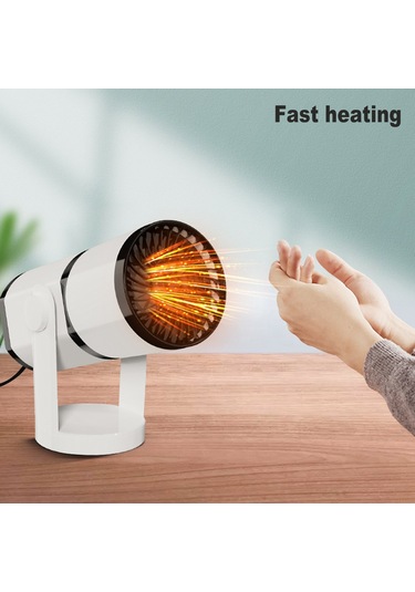 Ranyeek 12v Otomobil Isıtıcı Fanı - 360 Derece Döner, Hızlı Isıtmaya Ve Soğutmaya Destek, Kar/toz Temizleyici, Kolay Kurulumlu Abs Malzeme