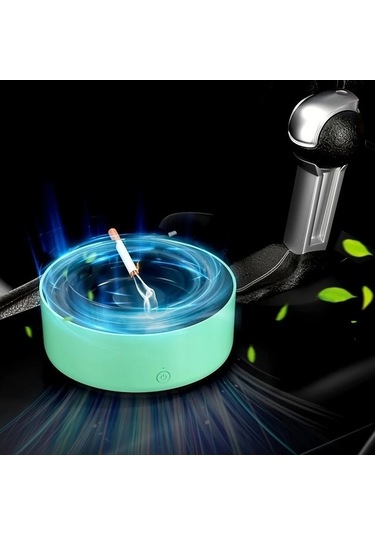 Ulzyvf Taşınabilir Tablası Pedleri Pamuklu Ofis Küllük, Ev Dumansız Duman Değiştirin, Dairesel Çok Çıkarma Araba 5p İy