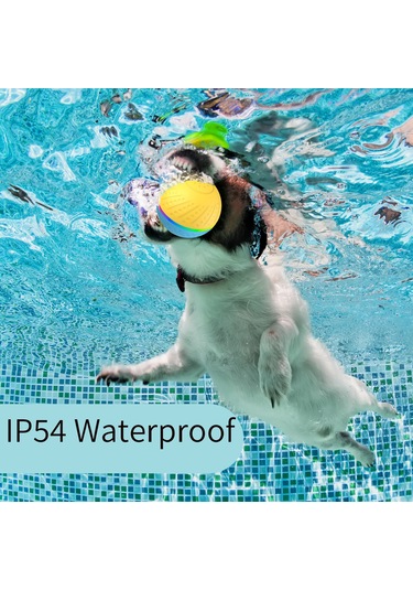 Xindoker Evcil Hayvanlar İçin Uzaktan Kumandalı Işıklı Oyun Topu - Tpu+abs Materyal, Ip54 Su Geçirmez, 4 Saat Çalışma Süresi Yeşil-sarı