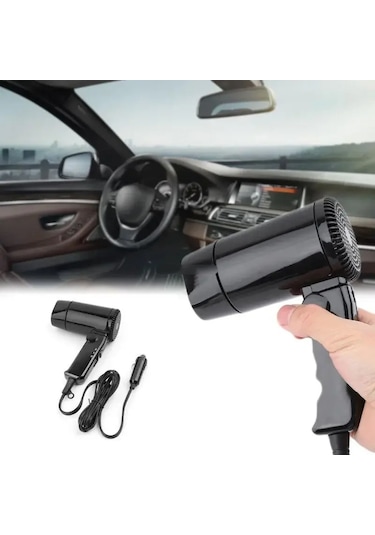 Lixiaqu01 Taşınabilir 12 V Araba-styling Saç Kurutma Makinesi