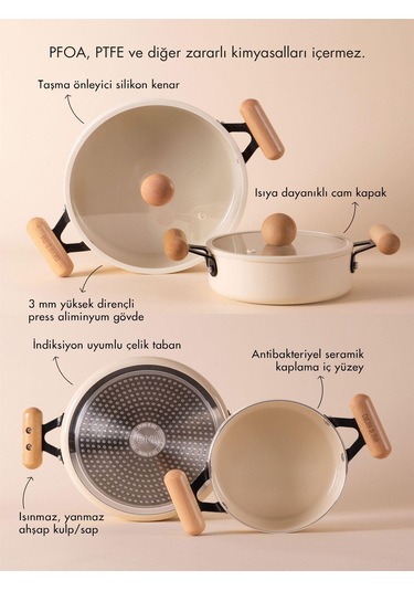 The Mia Cucina Di Mia Sahan 20 Cm Cdm0007 Gri