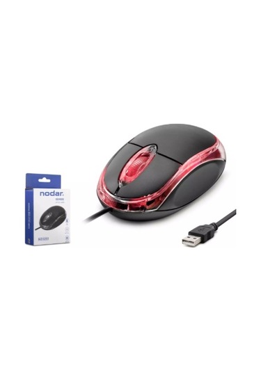 Nodar Nd3251 Kablolu Optik Mouse 800 Dpı Led - Siyah Nd3251