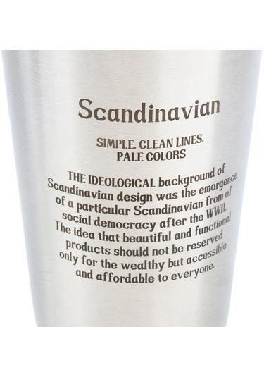 Homyl Bar Bira İçme Gümüş Için Paslanmaz Çelik 350ml Gümüş