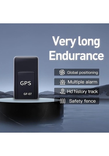 Honeybeeshop Alarm Ve Çit Özellikli Gf-07 Gps Bulucu Anında Tutma Siyah Şarj Edilebilir Usb Güvenlik Cihazı
