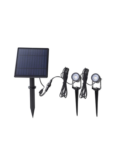 Tomshine 2w Çift Güneş Spot 130lm 2-ın-1 Suya Dayanıklı Sıcak Beyaz