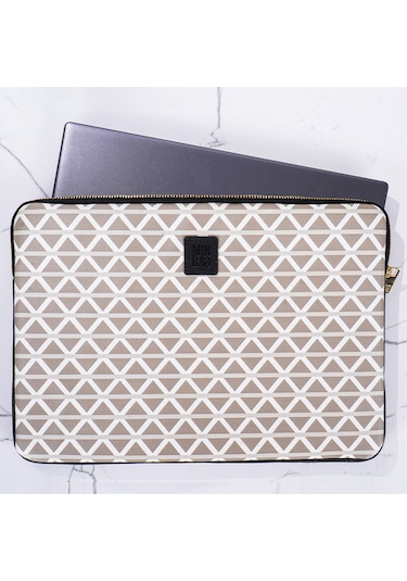 Minbag Marin Laptop Kılıfı, (13 INCH), Krem