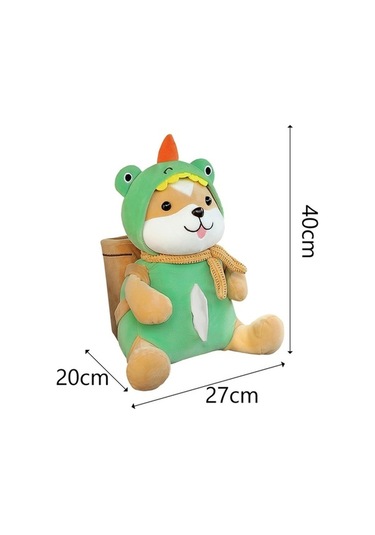 Createtech Tutucu Suntek Magideal Köpek Karikatürlü Doku Çöp Kutusu Araba Çok Renkli