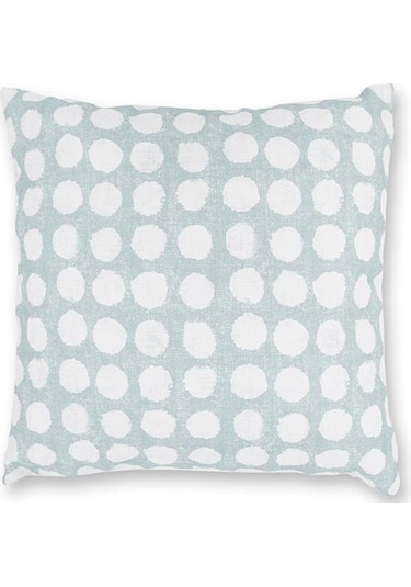 Mia Kırlent Yastık 45x45cm Yst0386 Açık Mavi Puantiyeli