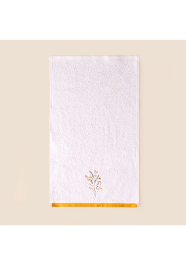 Soft Floe 3'lü Kutulu Hediyelik Havlu Seti - Ekru - 30x50 Cm Çok Renkli