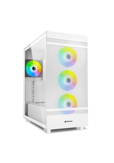 Rebel C50 Argb Fanlı Atx Beyaz Oyuncu Kasa