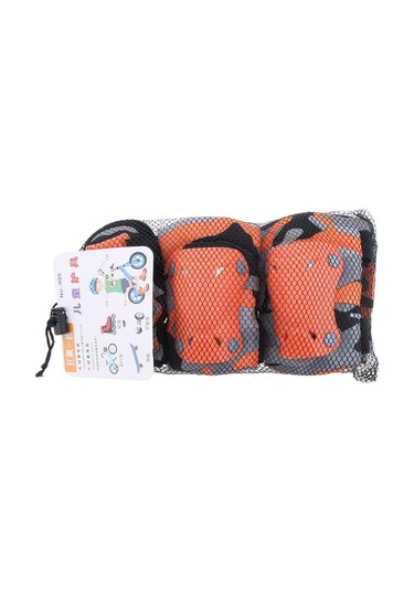 Suntek Çocuklar Çocuk Paten Scooter Koruyucu Dizlik Set Turuncu - L Turuncu