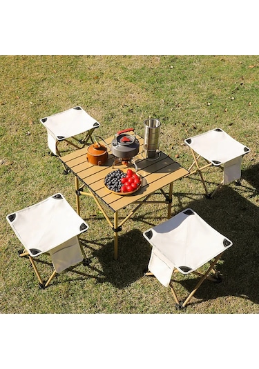 Portatif Katlanır Kamp Sandalyesi Siyah