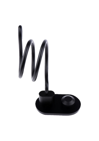 Suntek Kaymaz Saç Kurutma Makinesi Tutacağı Alüminyum Siyah