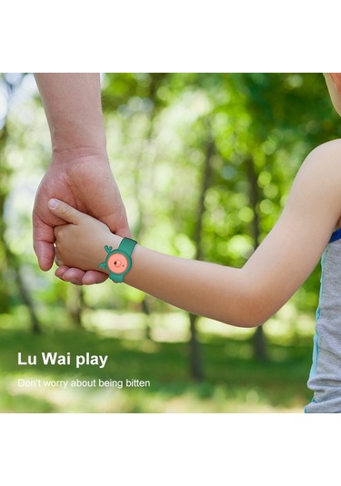 Wt-m4 Abs + Silika Jel Çocuk Sivrisinek Kovucu Bileklik Blue