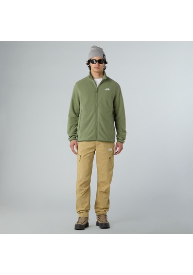 The North Face Erkek Glacier Tam Boy Fermuarlı Polar Nf0a8d0rbo91 Yeşil