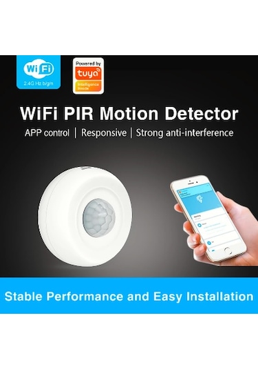 Tuya WiFi PIR hareket sensörü kablosuz kızılötesi dedektör