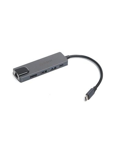 Dark Usb 3.1 Type-c To Ethernet Hdmi Usb-c Pd 65w Dk-ac-u31x46