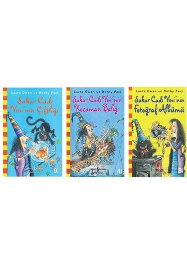 Sakar Cadı Vini Nin Maceraları 14 Kitap Set Laura Owen Ve Ko...