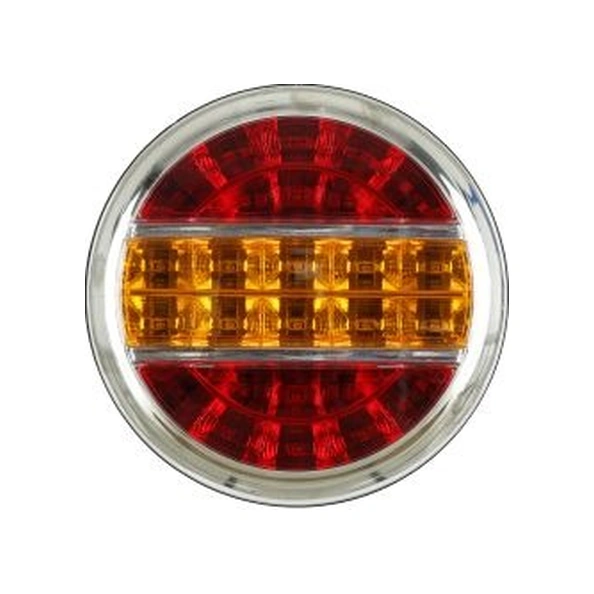 Ceray Stop Lambası Hamburger Krom Tıp 24v Led Sarı-kırmızı