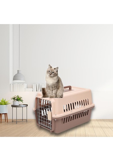 Homyl Sert Taraflı Seyahat Taşıyıcı Kahverengi-beden-s