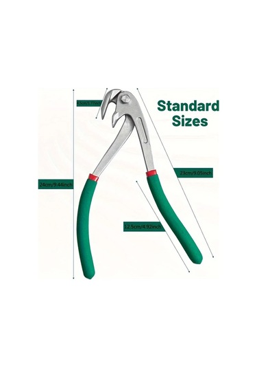 Cloudstore Yeşil Oto Kaporta Sac Düzeltme Pensleri, Konforlu Tutamaklı Kenar Bükme Aracı