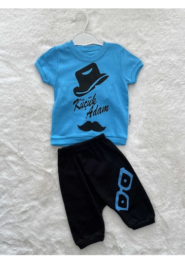 Küçük Adam Yazlık Takım mavi