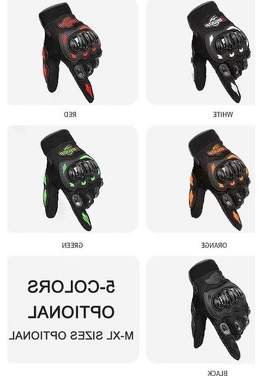 Pazly Tam Parmak Motosiklet Eldiveni Ekran Uyumlu Erkek Modeli Ts - Dayanıklı Ve Konforlu