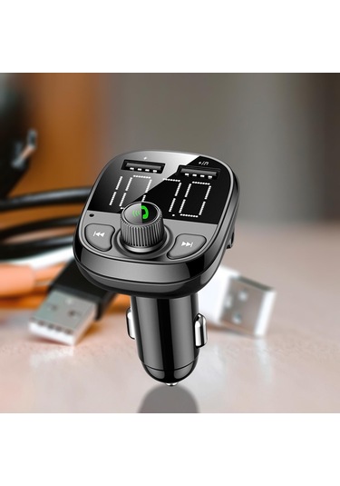 Suntek Araba Fm Verici 2 Usb Bağlantı Noktası Kablolu-standart