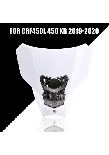 Ebitda Honda Crf450l/xr 2019-2020 Kırmızı Halojen Far - Çift Işık Yüksek/düşük Kolay Montaj 112 Karakter