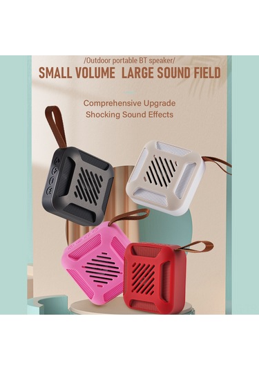 Leezsing "taşınabilir Su Geçirmez Bluetooth Hoparlör, Mikrofonlu, 36 Saat Çalma Süresi, Kablosuz Ses Sistemi"