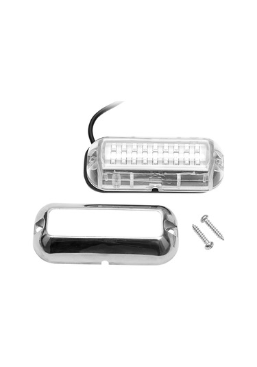 Youtek Gemi Kullanıma Uygun 27 Led Mavi Işık, Paslanmaz Çelik, Ip68 Su Geçirmez, Dc12v, 3.5w, 120 Açılı