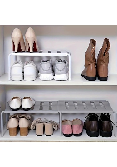 Chuangyinshop 1 Adet Gri Çok Amaçlı Genişletilebilir Evye Altı Rafı - Mutfak Banyo Düzenleyici Gri