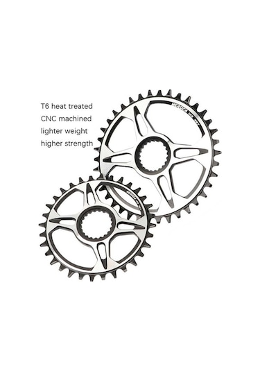 Ebitda Shimano M7100/8100/9100 32t Tek Disk İçin Pozitif Negatif Diş Onarım Diski Gümüş Gümüş