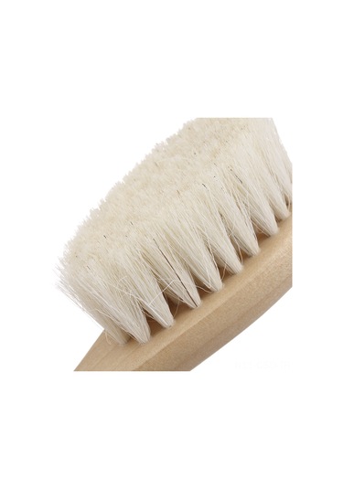 Samdoo Bebek Saç Bakımı Seti: Yumuşak Yün Fırça Ve Ahşap Saplı Tarak - Hassas Saçlar İçin