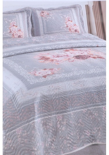 Örtüm Rosabel Tek Kişilik Kapitone Yatak Örtüsü Takımı - Mavi