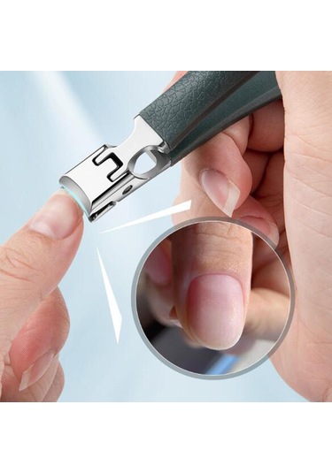 Suntek Tırnak Makası Paslanmaz Çelik 13mm Geniş Çene Yeşil