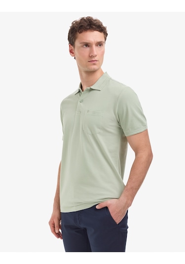 Pierre Cardin Erkek Çağla Tişört Basic 50325290-vr016 Yeşil
