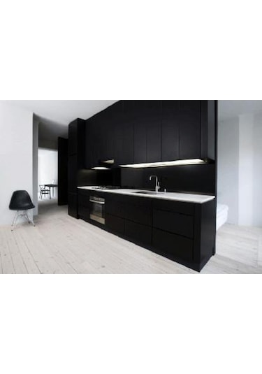Mat Siyah Yapışkanlı Kaplama Folyosu 122 Cm X 9 Mt