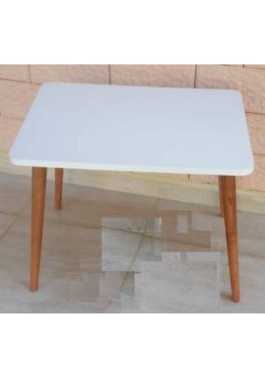 Depolife Ilk Ofisim Çocuk Ders Çalışma Masası Ahşap Konik Ayaklı